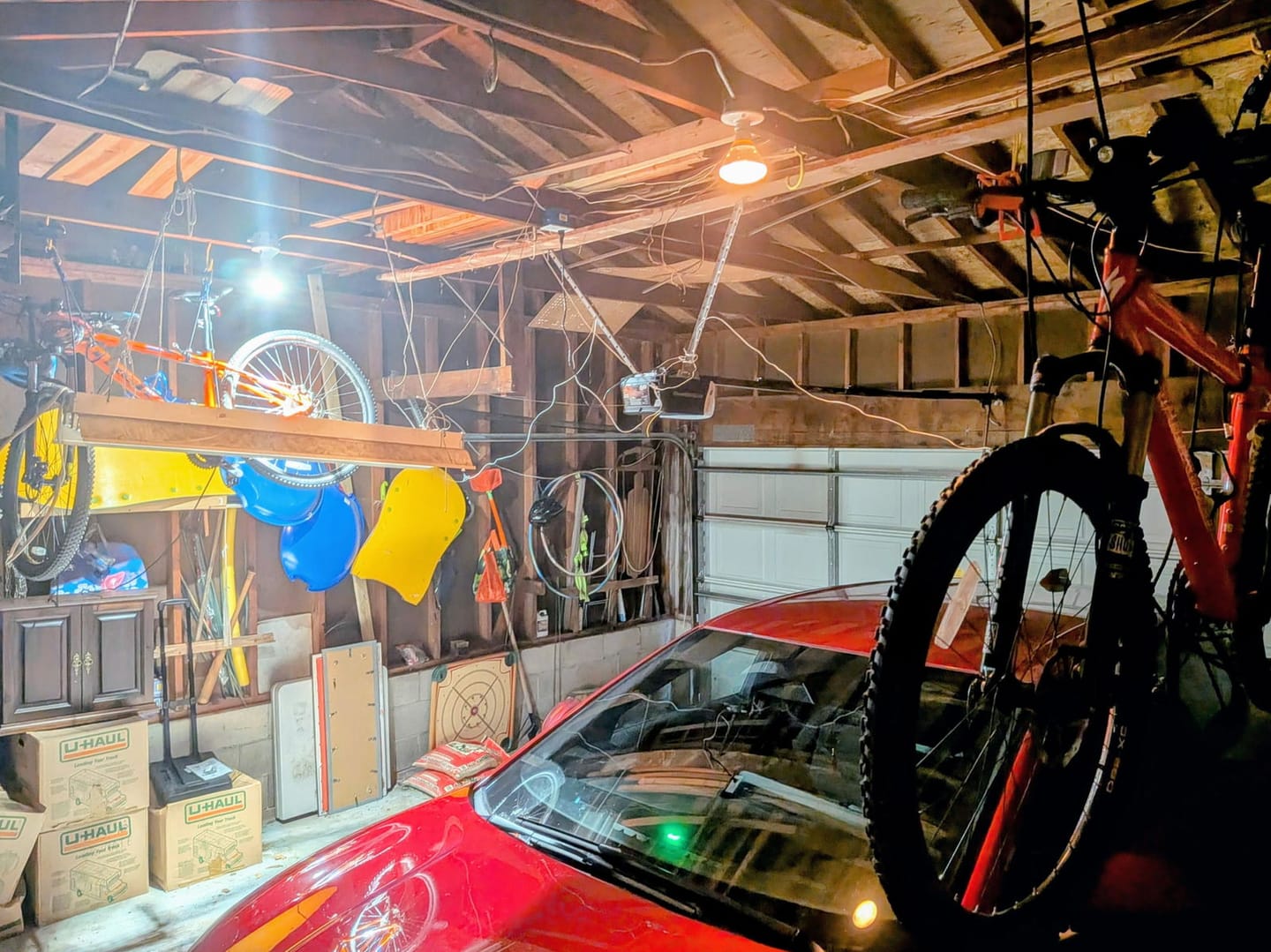 Customer photo review of Self-Locking Rope Tie-Down — 15 Foot, Orange