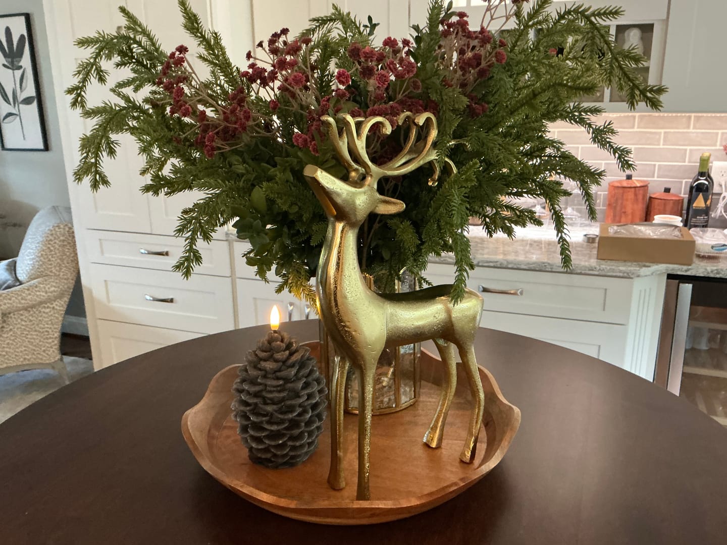 Customer photo review of Jackson Mango Wood Scalloped Tray