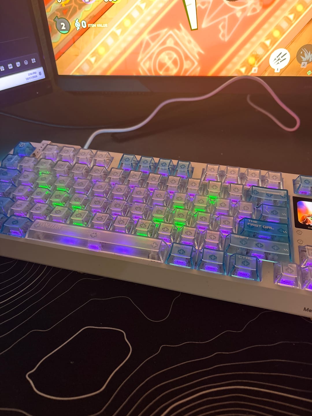 Customer photo review of Centauri80 Rei Edition HE Gaming Keyboard