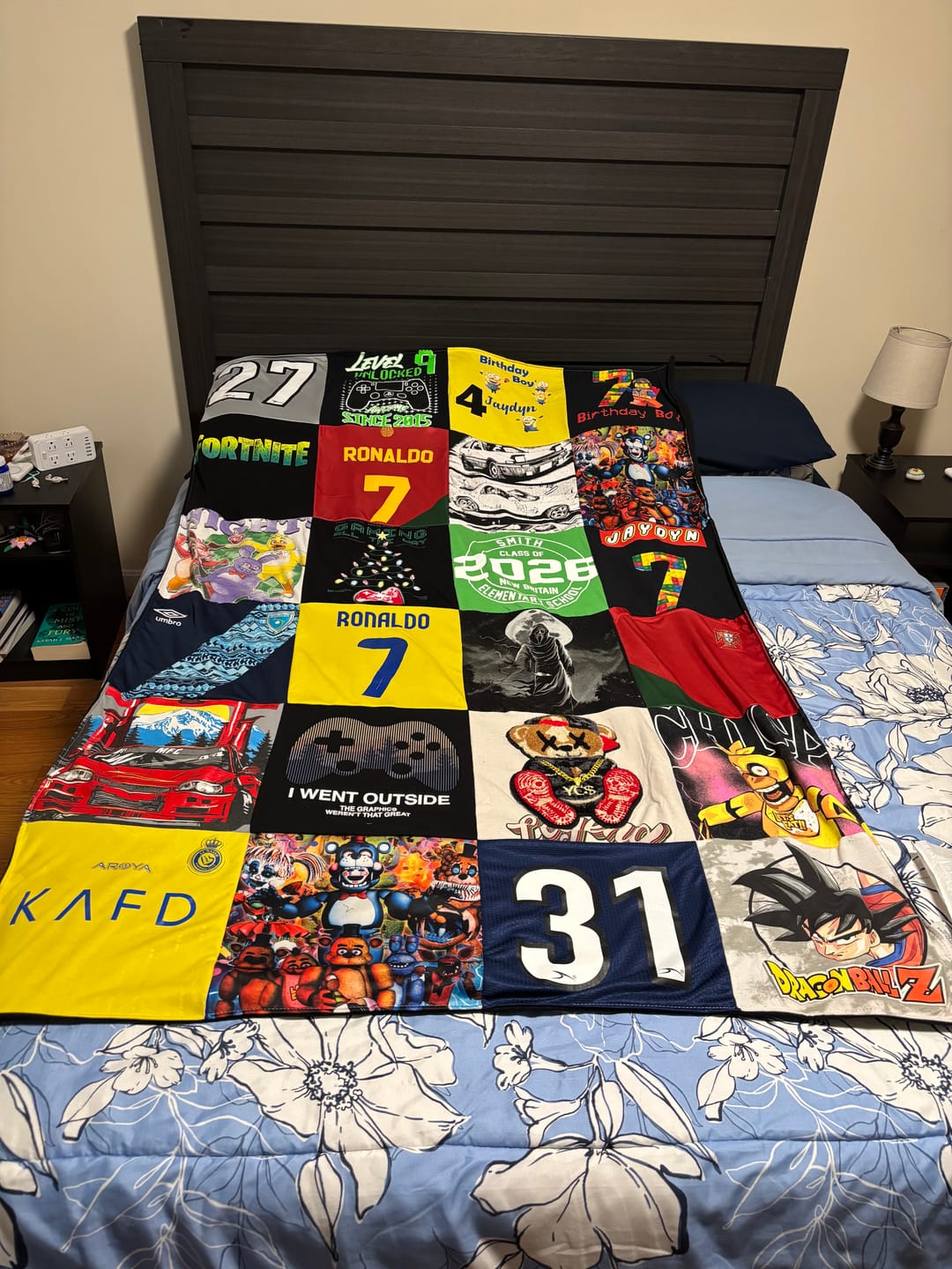 Customer photo review of Project Repat T-Shirt Quilt