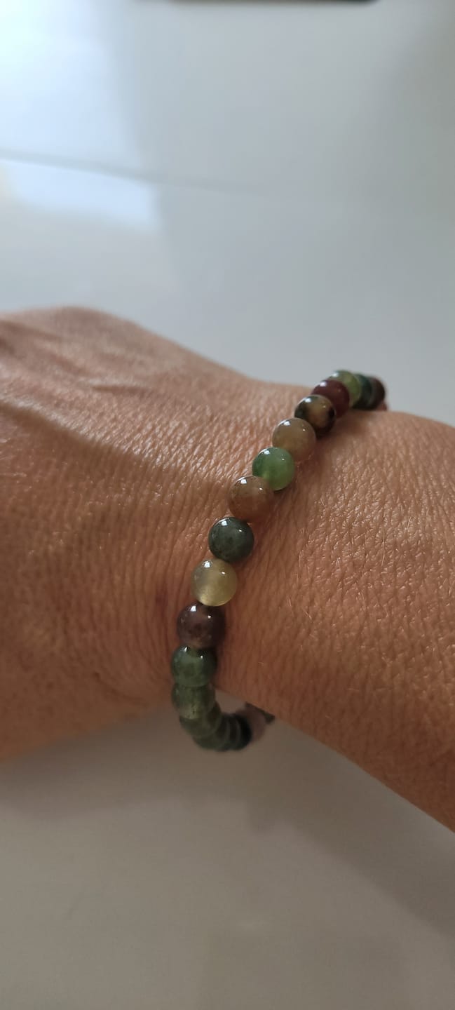 Customer photo review of Bracelet "Paix Intérieure" en Agate Indienne