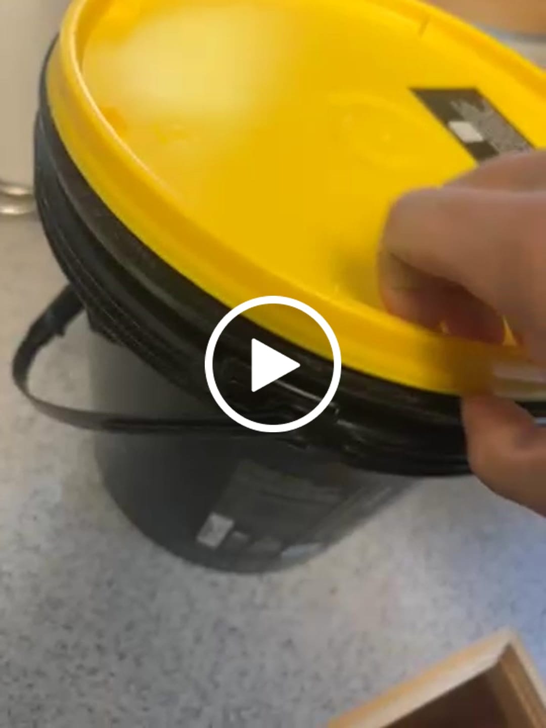 Customer video review of Whey Protein Powder Bucket
