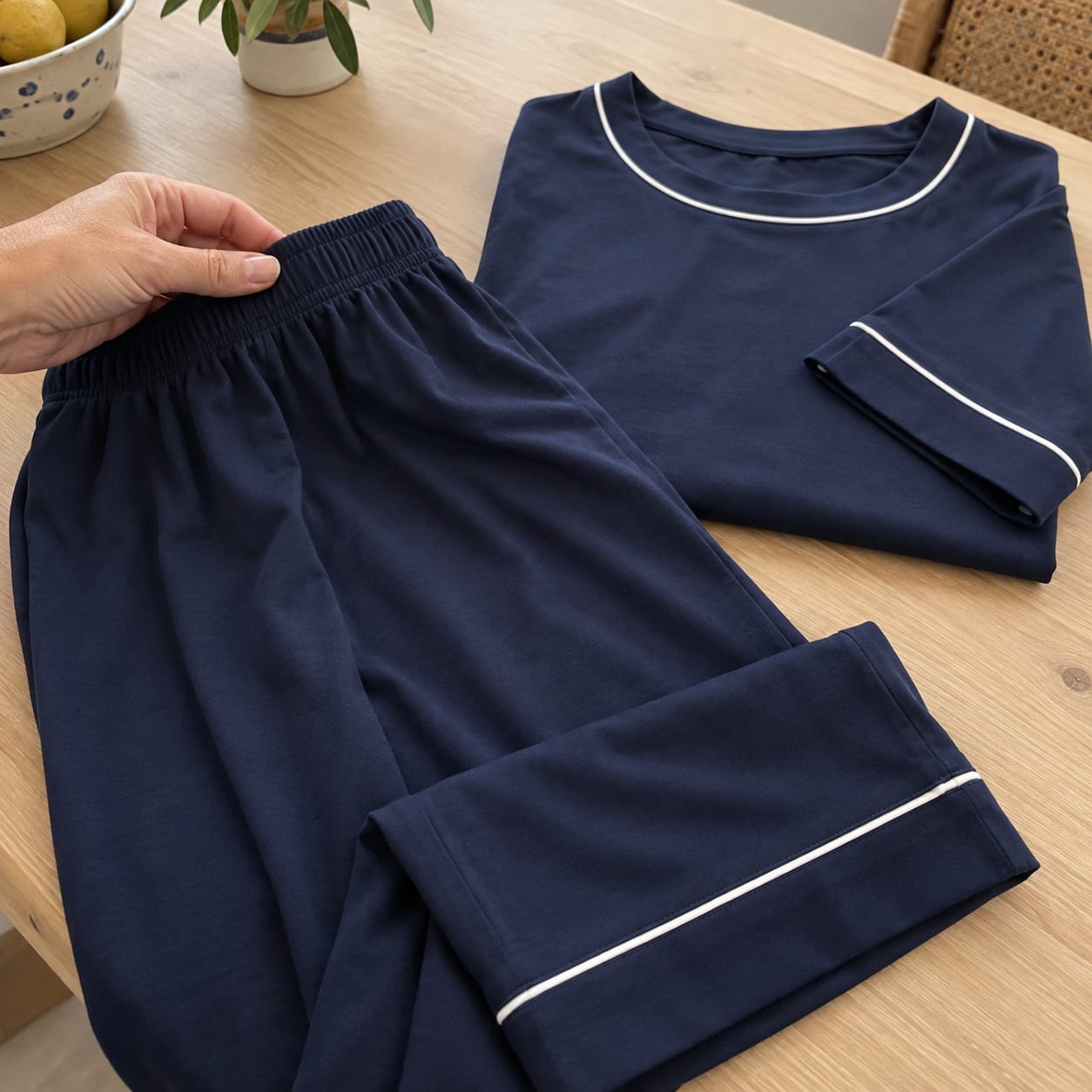 Customer photo review of Conjunto Frescor – Lila