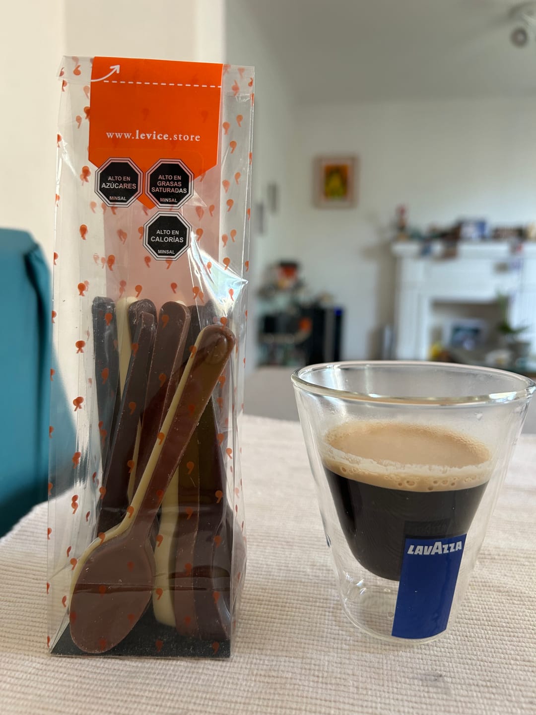 Customer photo review of Cucharitas de Chocolate