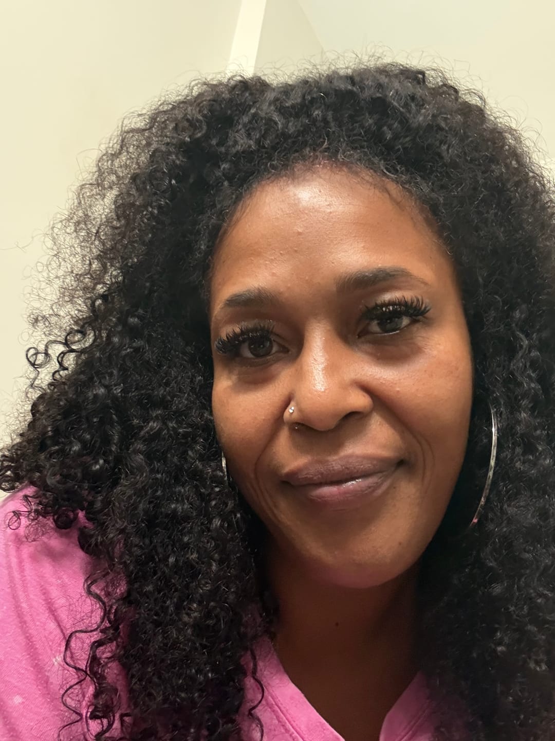 Customer photo review of Ywigs Burmese Water Curly Human Crochet Hair