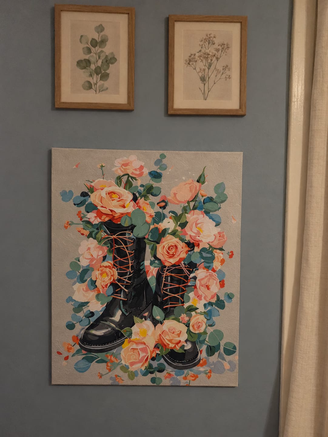 Customer photo review of Bottines fleuries