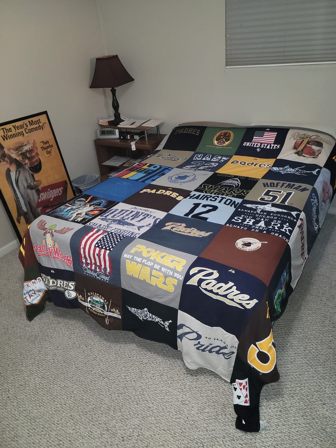 Customer photo review of Project Repat T-Shirt Quilt