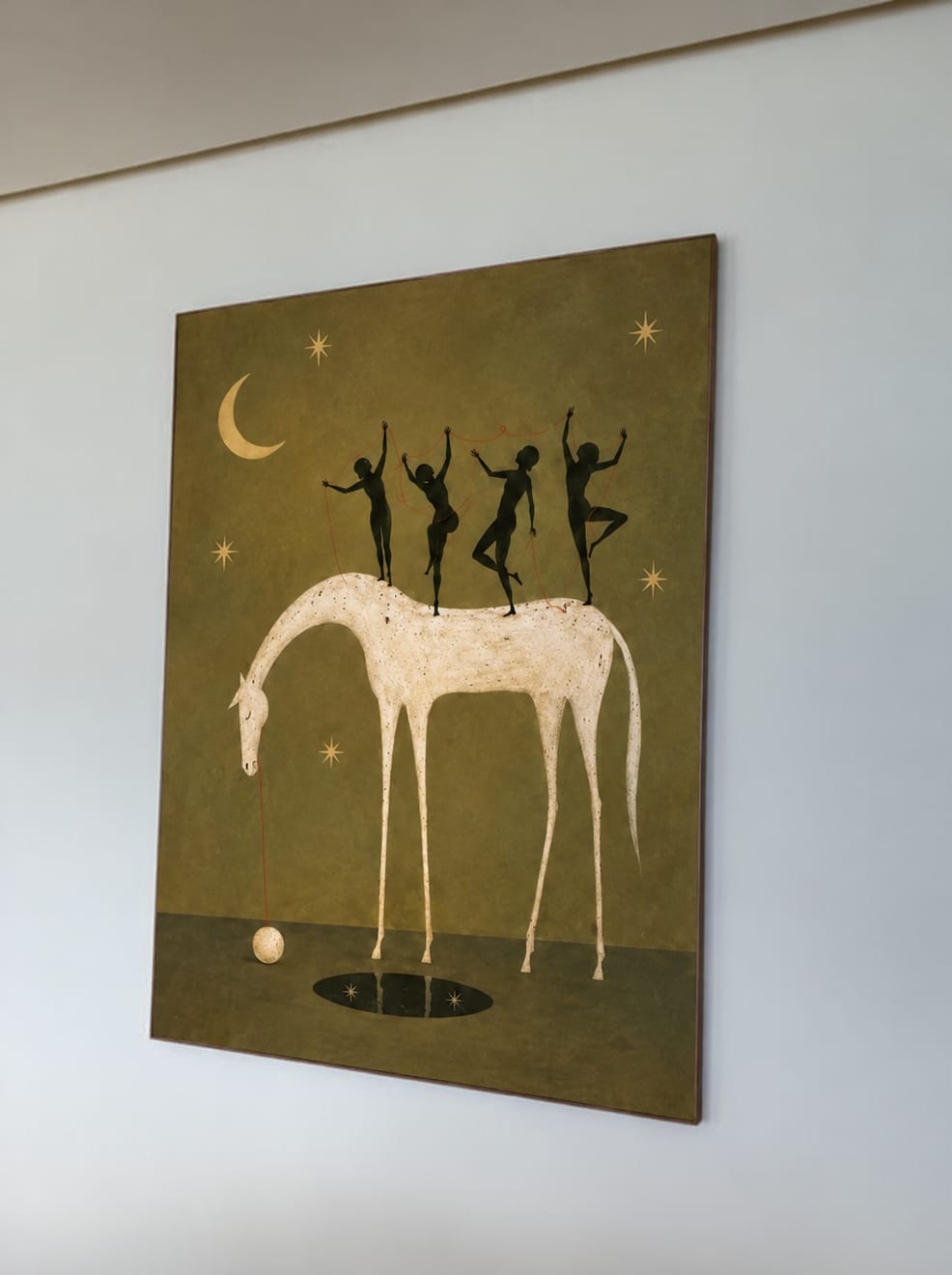 Customer photo review of Moon Dancers-Horse Painting