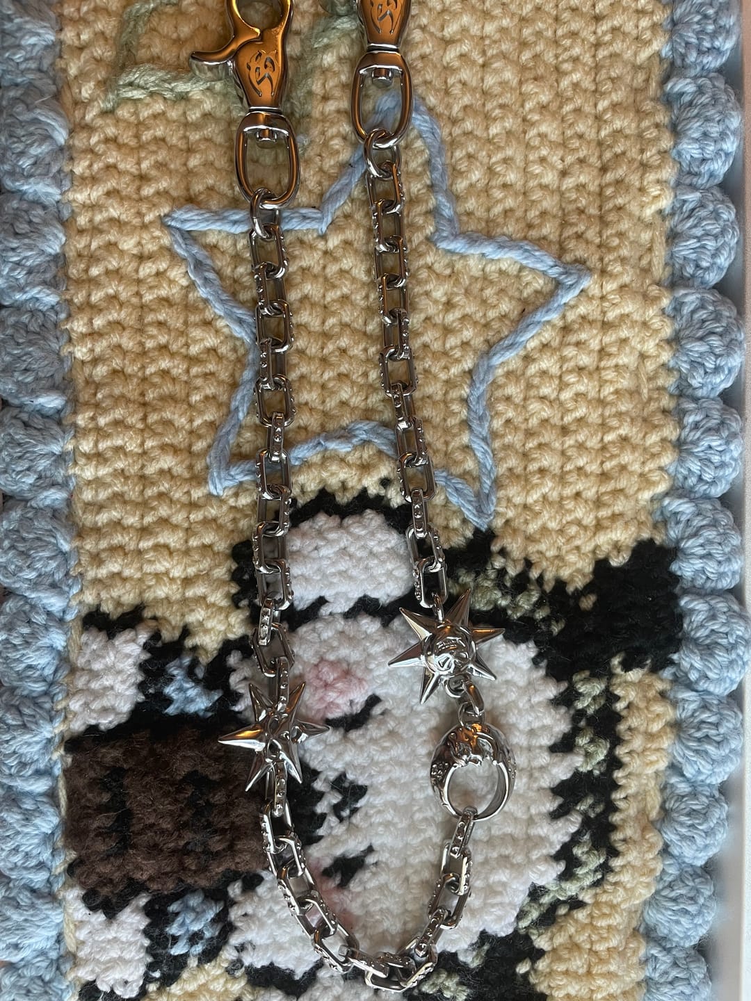 Customer photo review of ASTROLOGY WALLET CHAIN