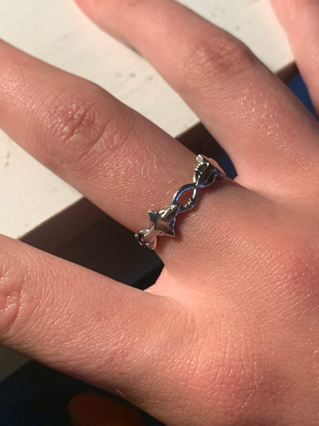 Customer photo review of BARBED WIRE RING