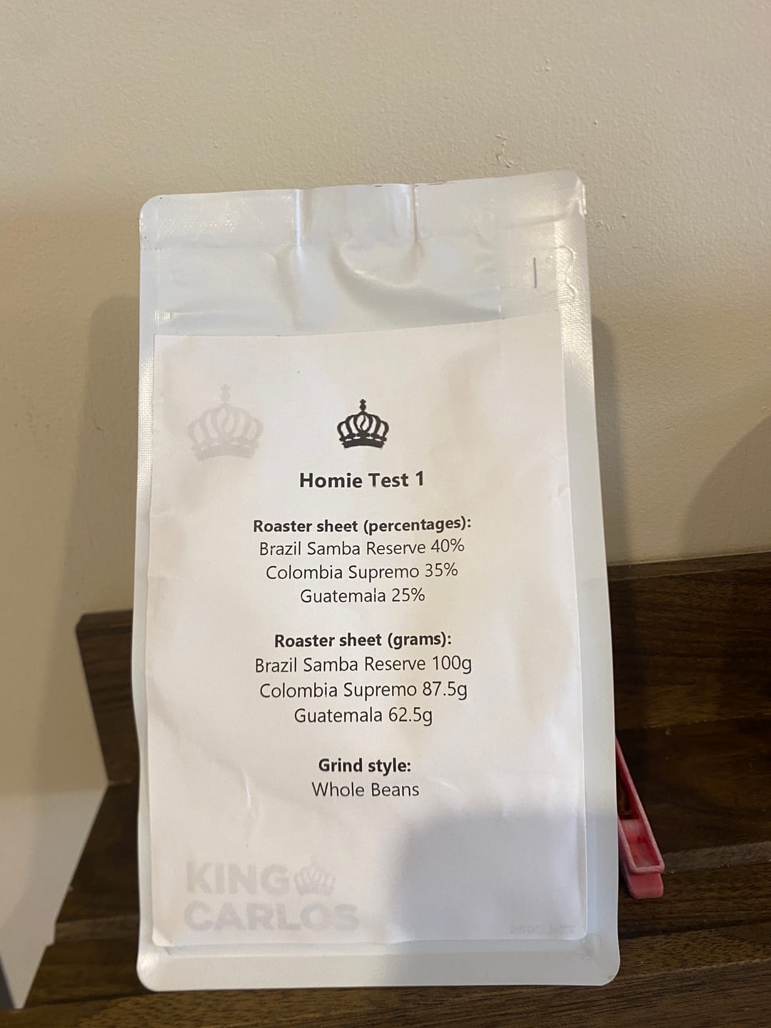 Customer photo review of Build Your Own Blend