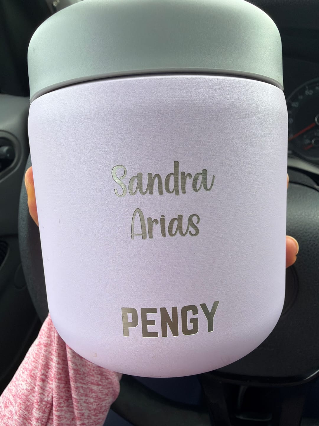 Customer photo review of PENGY Food Jar - Termo Para Snacks