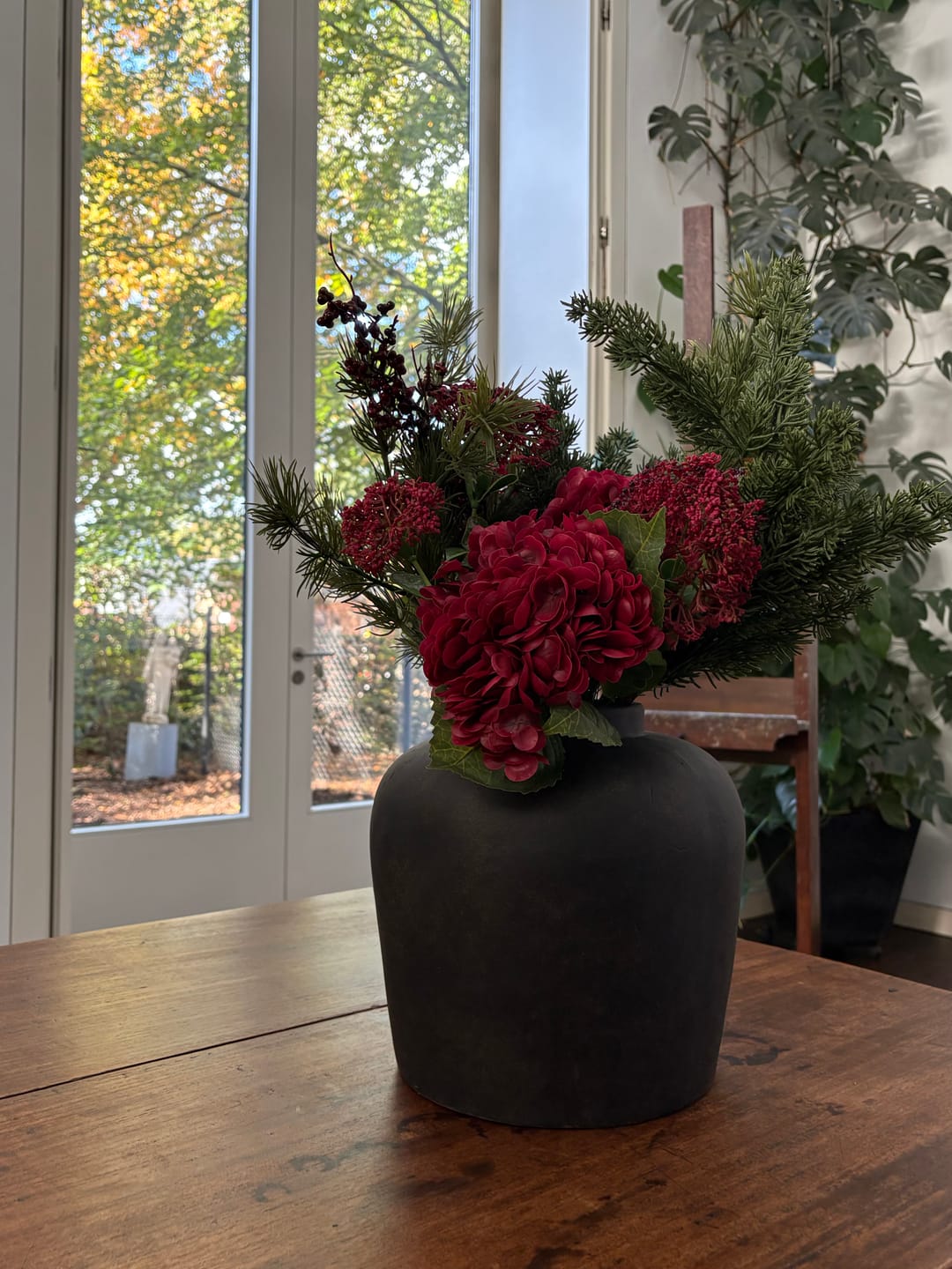 Customer photo review of Elara vaas - Donkerbruin