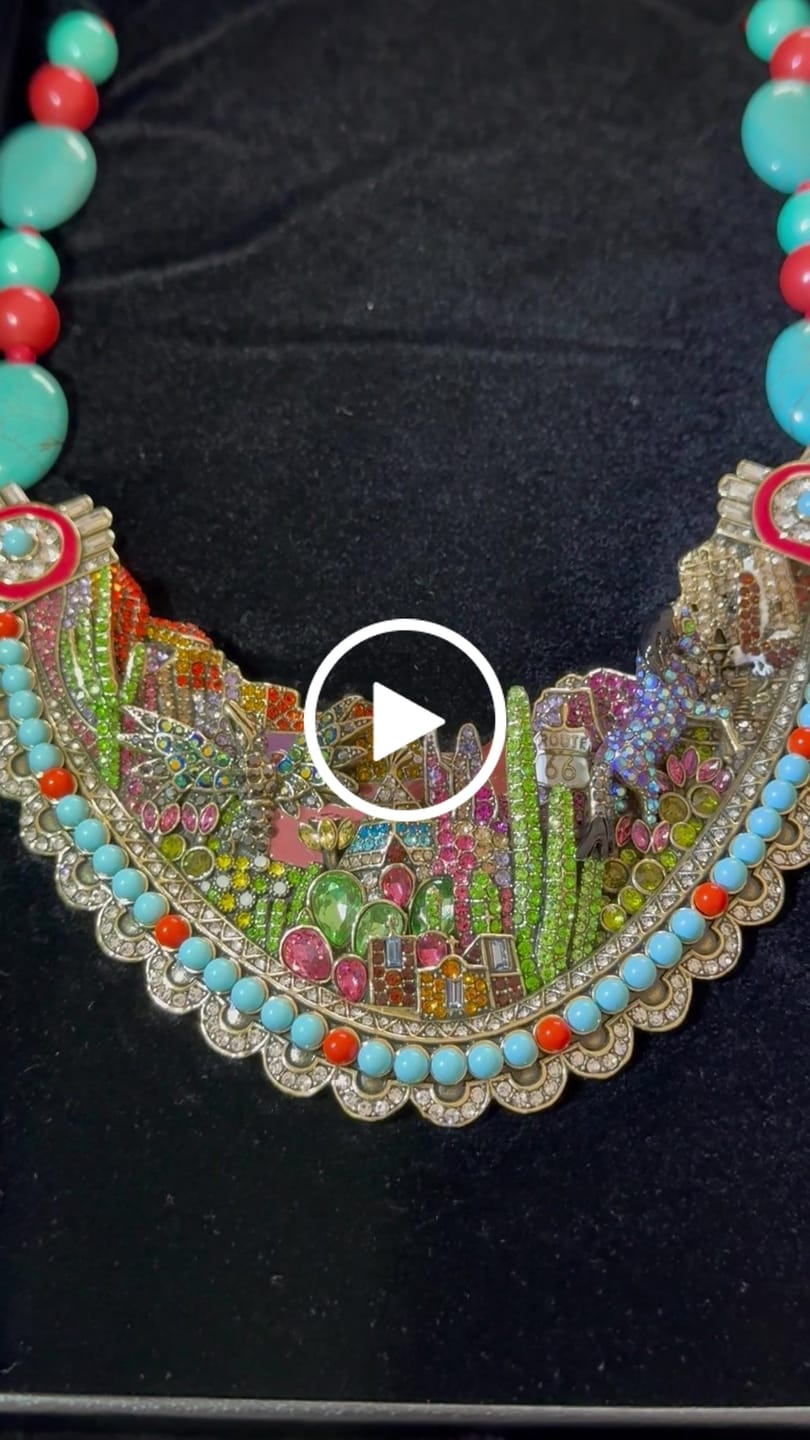 Customer video review of HEIDI DAUS® "Southwest Sparkle" Crystal Sparklescape Necklace