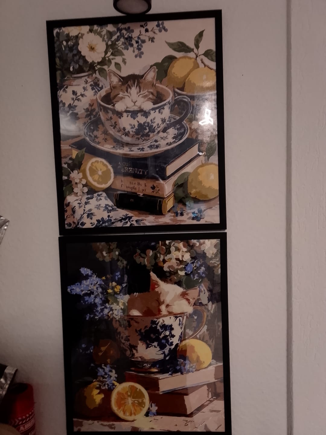 Customer photo review of Malen nach Zahlen - Kätzchen in einer Tasse