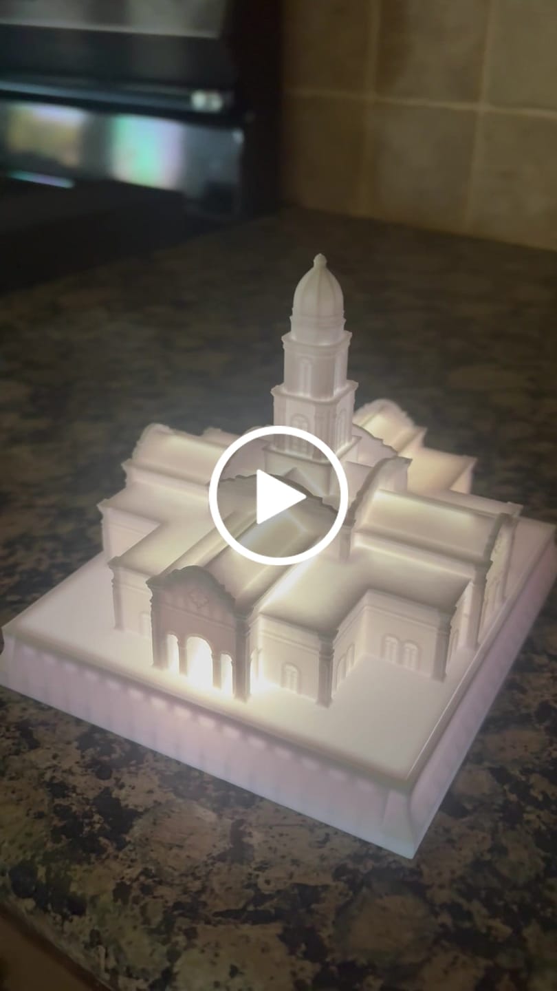 Customer video review of Fort Worth Texas Temple Replica Statue