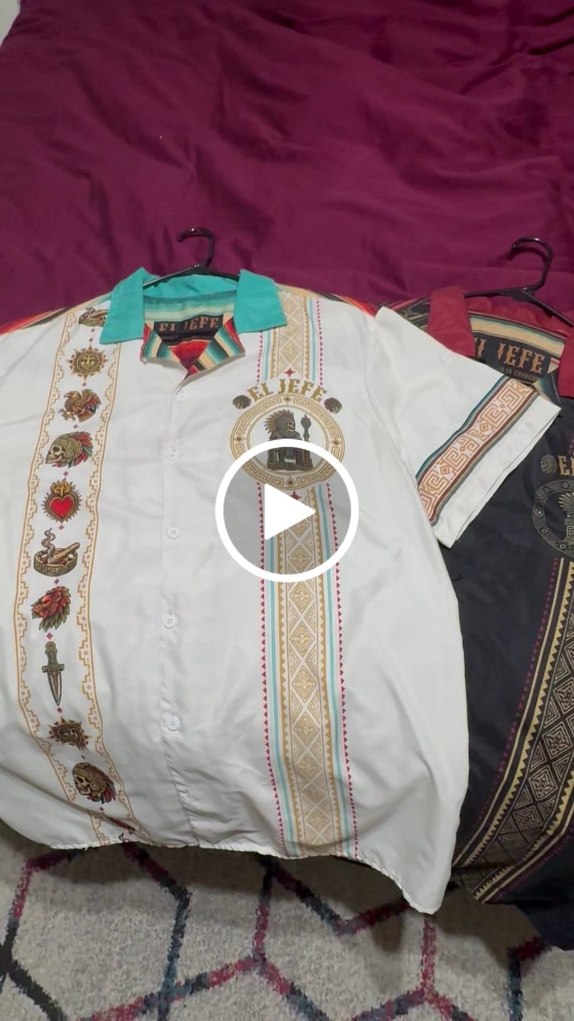Customer video review of El Jefe Azteca Hueso Guayabera