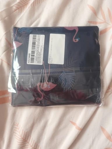 Customer photo review of Printed Foldable Polyester Travel Bag