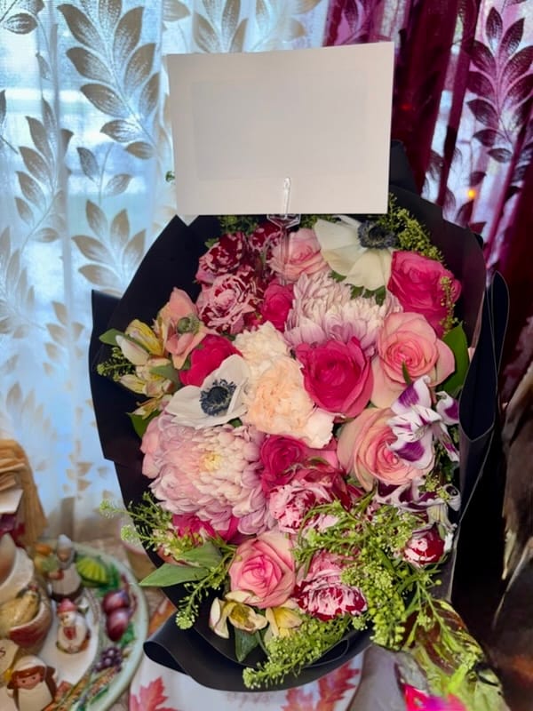 Customer photo review of Mixed Bouquet - Raspberry