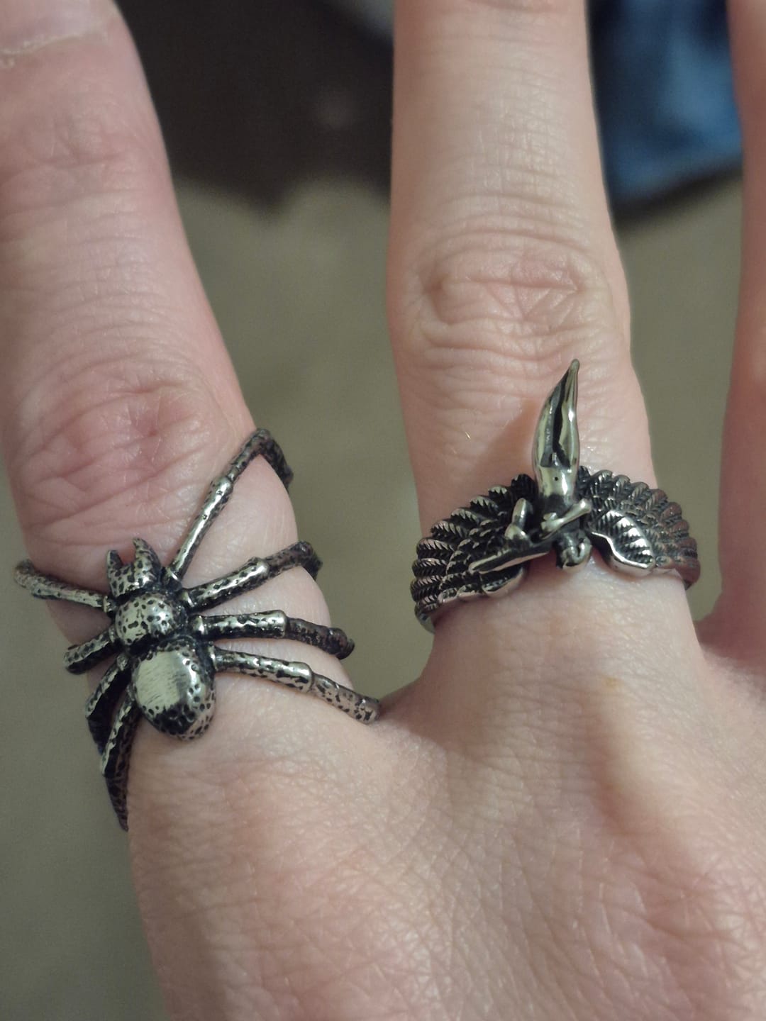 Customer photo review of Rogue Cherub Ring