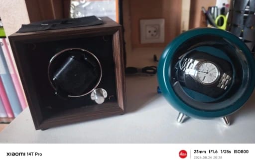 Customer photo review of Remontoir Montre Automatique Blanche – Moteur Mabuchi Silencieux