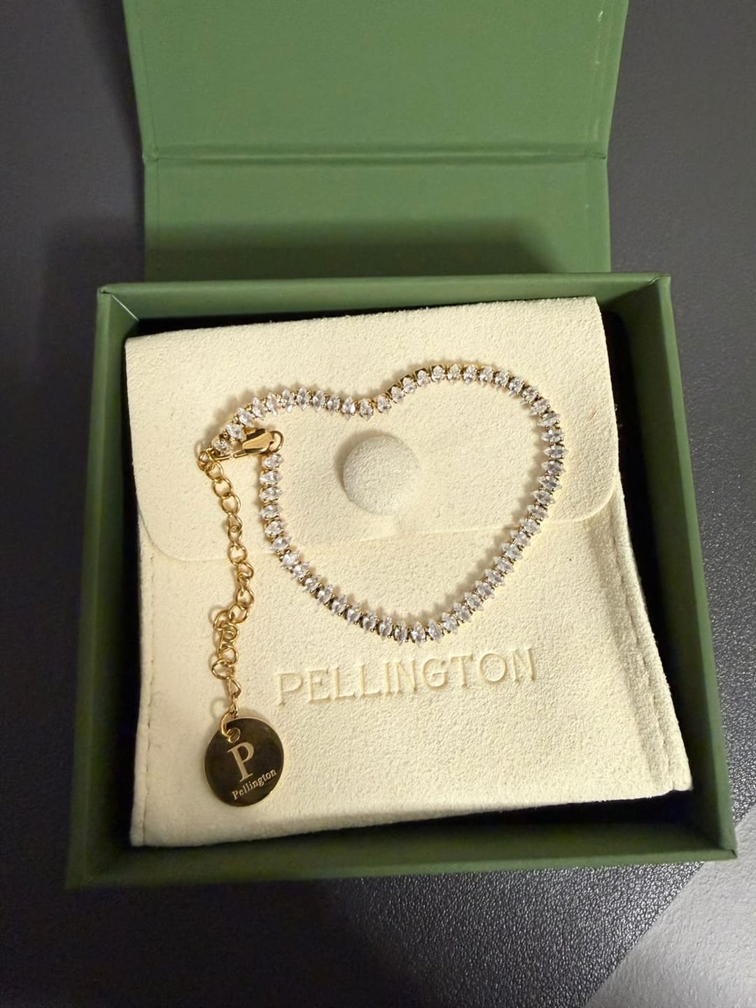Customer photo review of Leila Tennis Bracelet