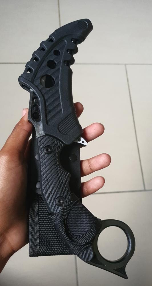 Customer photo review of M48 Liberator Falcon Karambit