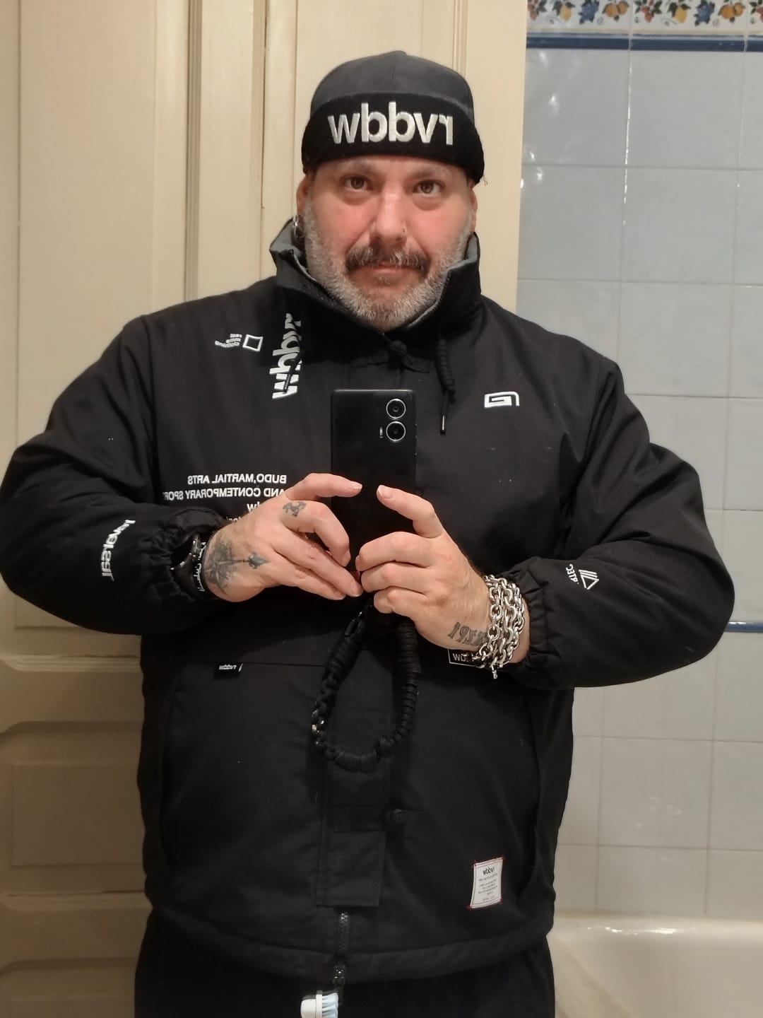 Customer photo review of RVDDW Kung Fu Fleece Jacket