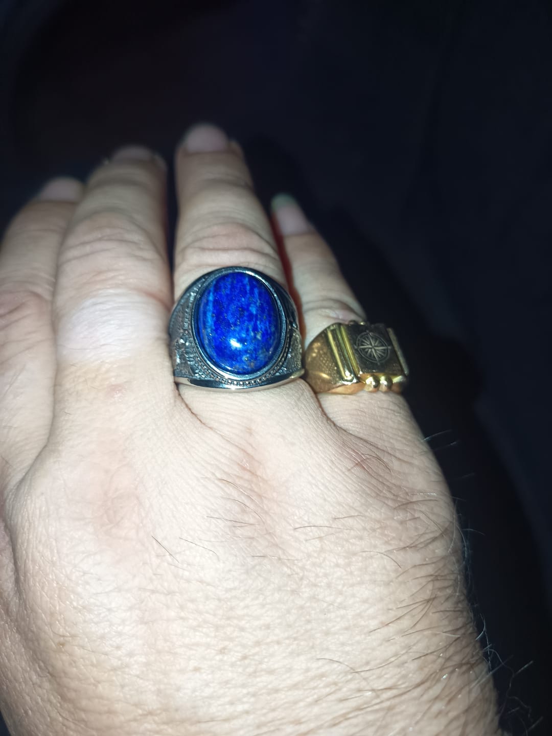 Customer photo review of Bague Éclat de Nuit de l’Archange