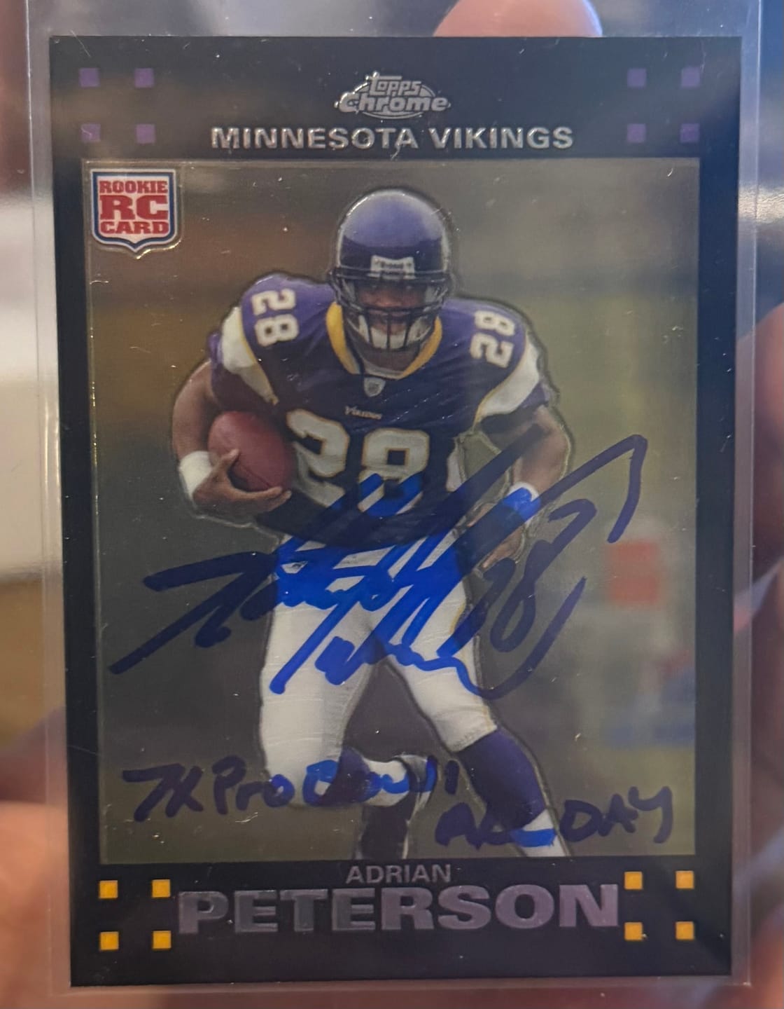 Customer photo review of Adrian Peterson Autograph Signing