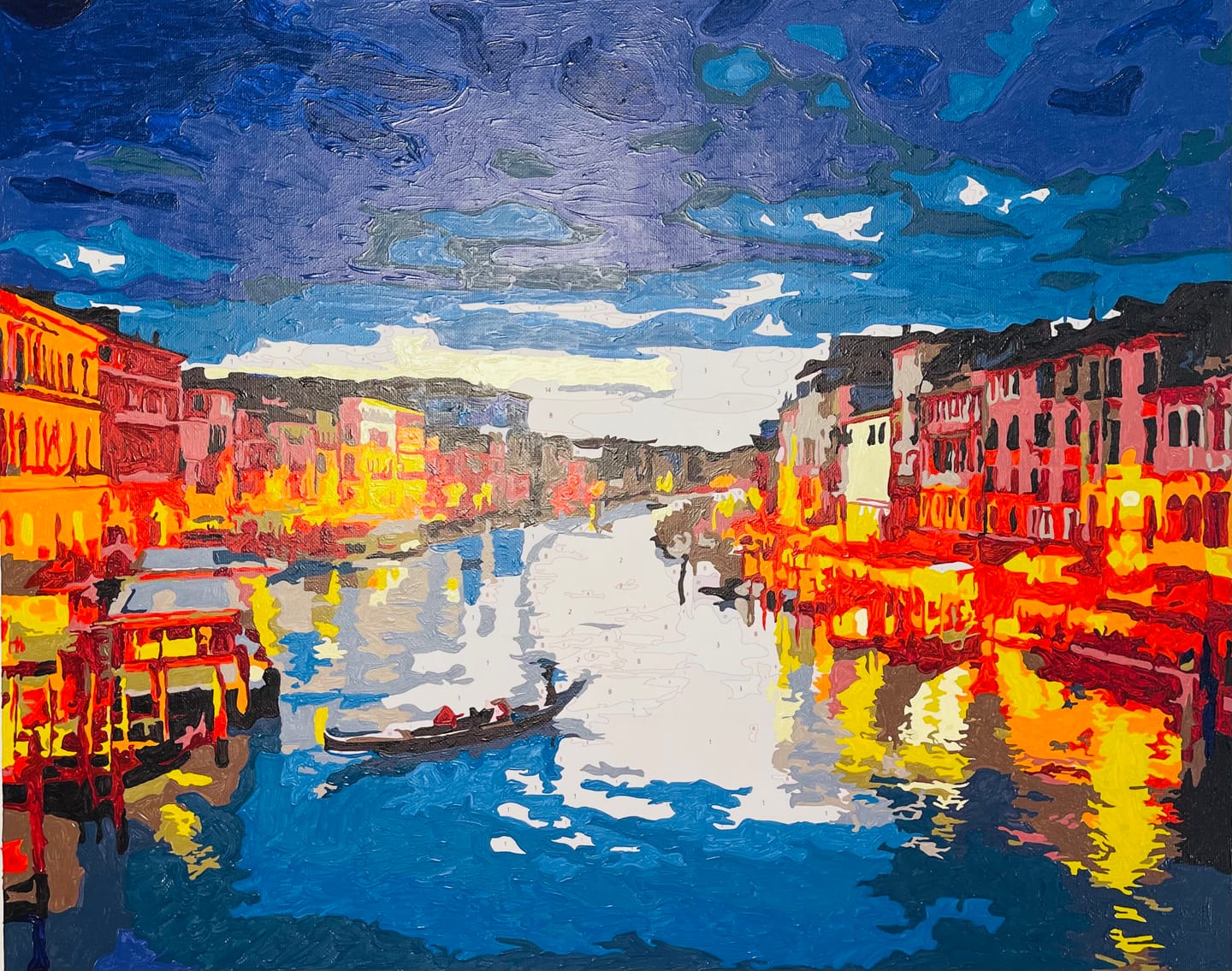 Customer photo review of Malen nach Zahlen - Venedig bei Nacht