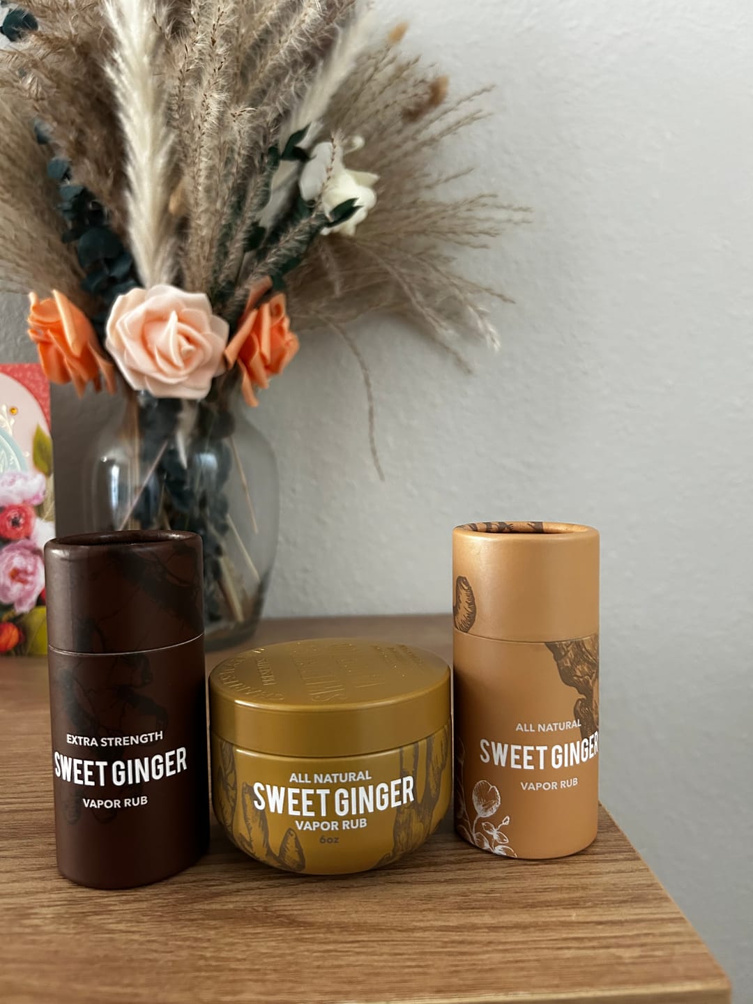 Customer photo review of Sweet Ginger Vapor Rub