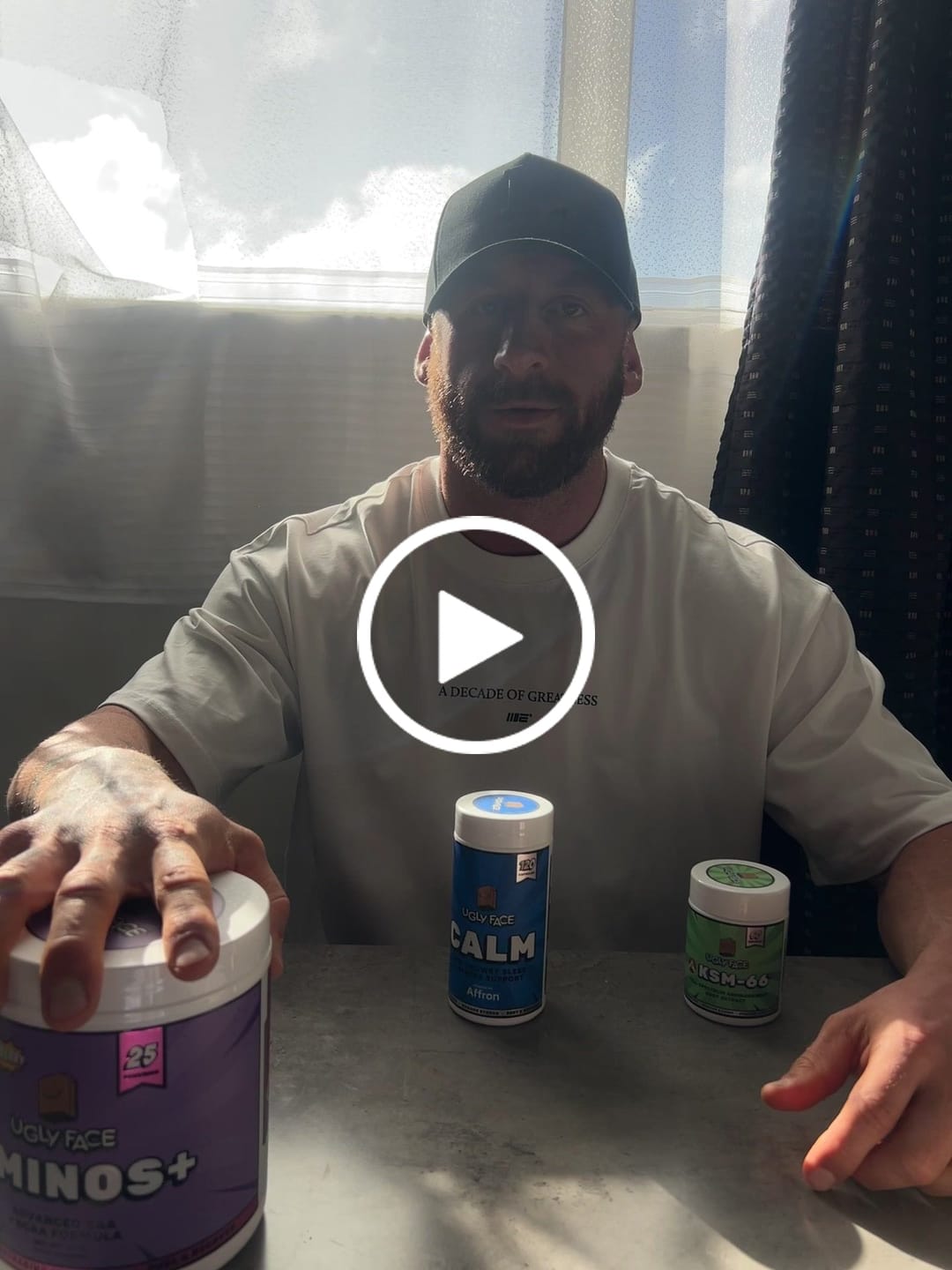 Customer video review of UGLYFACE® AMINOS+