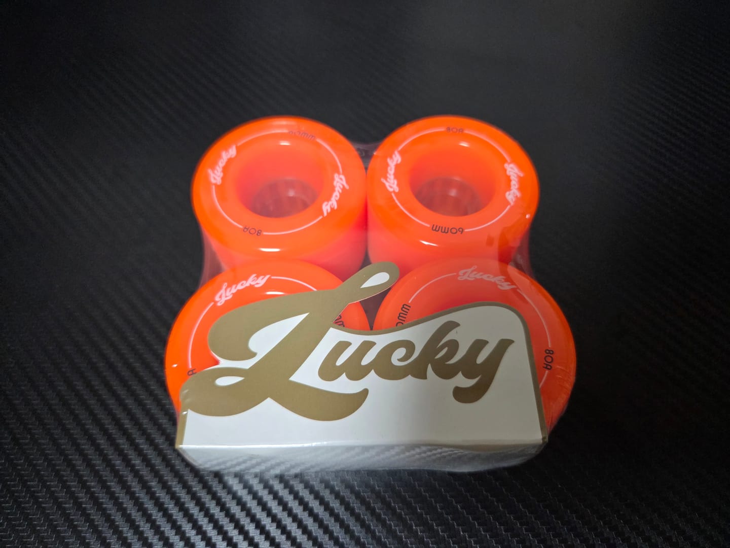 Customer photo review of Lucky Wheels - Orange Moon Cakes - 60mm / 80a (Set of 4 Wheels)