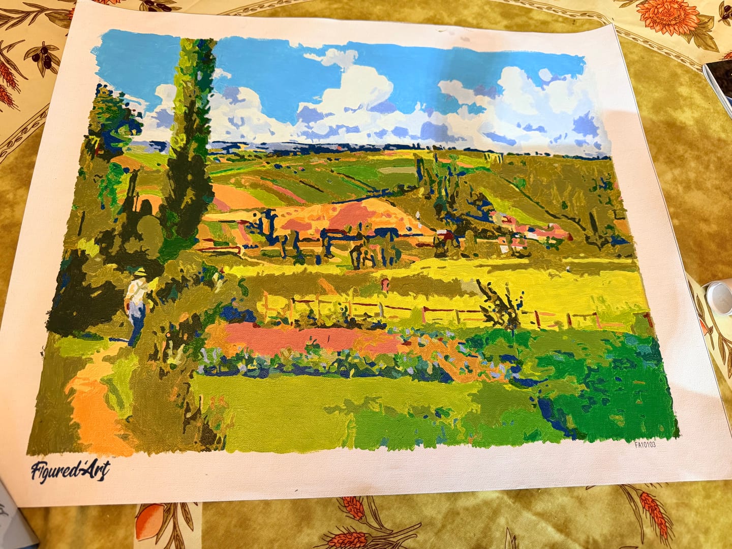 Customer photo review of Paysage aux Pâtis - Camille Pissarro