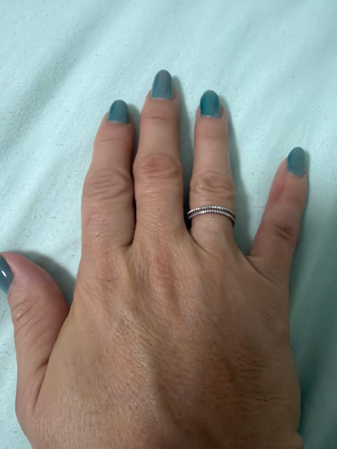 Customer photo review of Anillo Líneas Trenzadas
