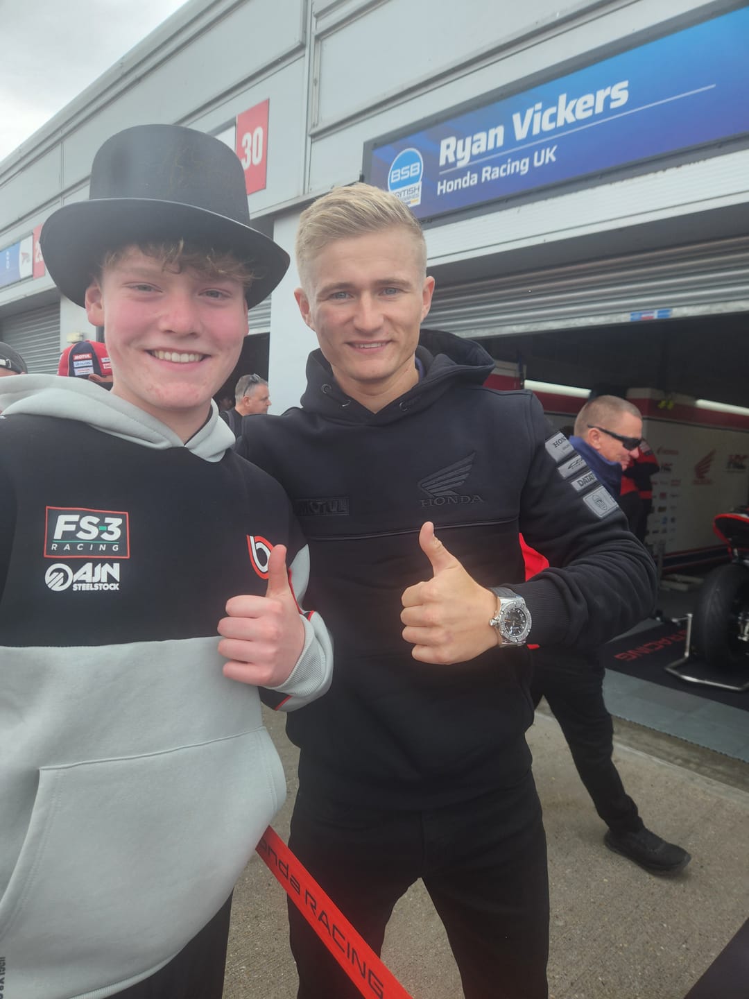 Customer photo review of Bimota FS-3 British Superbikes Hoodie