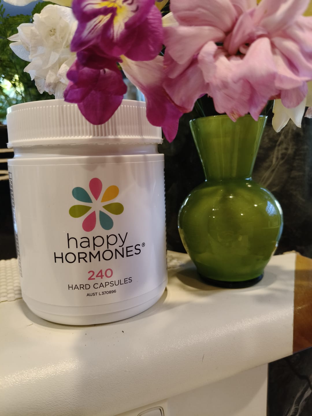 Customer photo review of Hormone Balance Supplement - Happy Hormones® Capsules