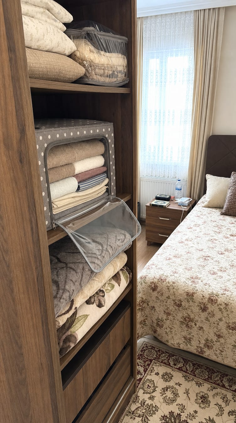 Customer photo review of Katlanabilir Demir İskeletli Saklama Hurcu