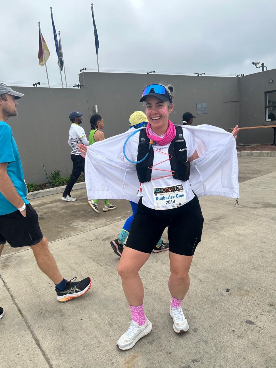 Customer photo review of High-Support Zip Sports Bra & High-Waist Running Shorts Set