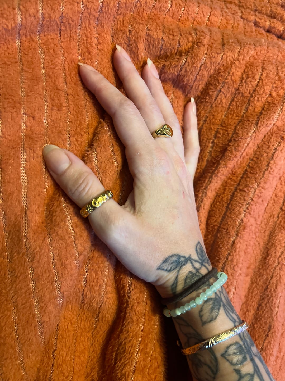 Customer photo review of Celestial Gold Ring