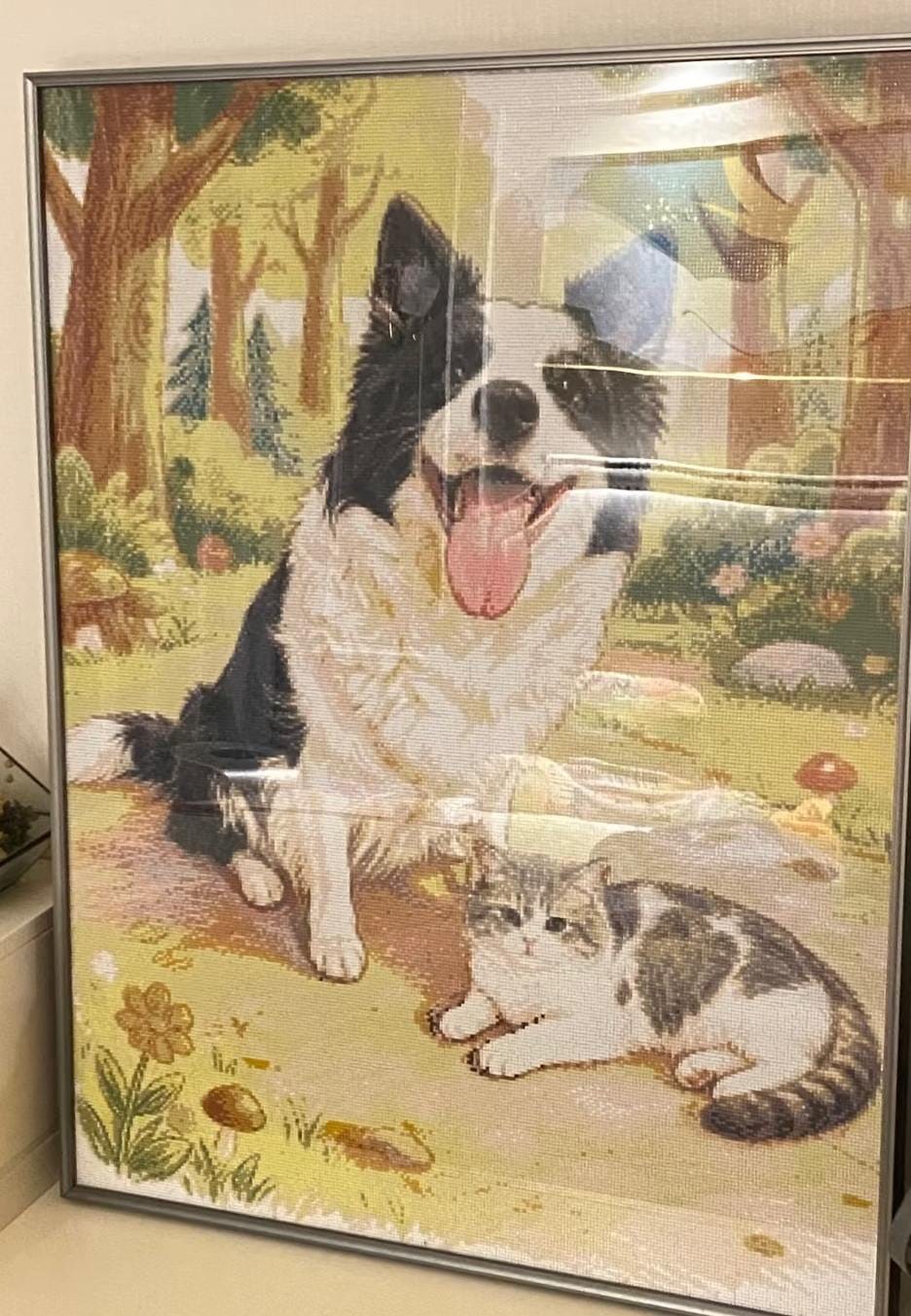 Customer photo review of Custom Diamond Painting Kit - Turn Your Photo Into Sparkling Art