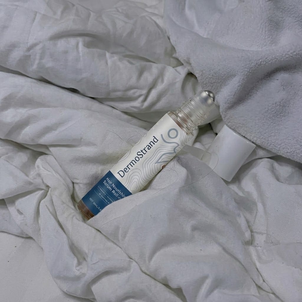 Customer photo review of DermoStrand Hair Growth Roll on Serum