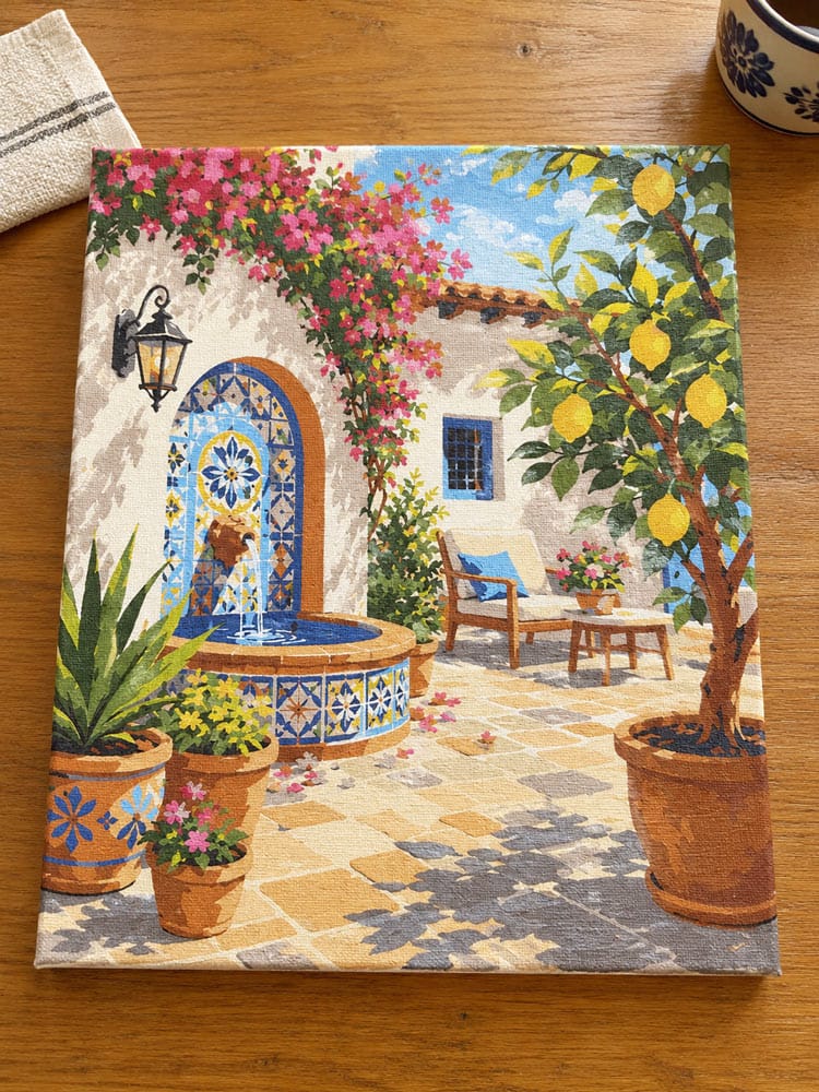 Customer photo review of Fontaine méditerranéenne