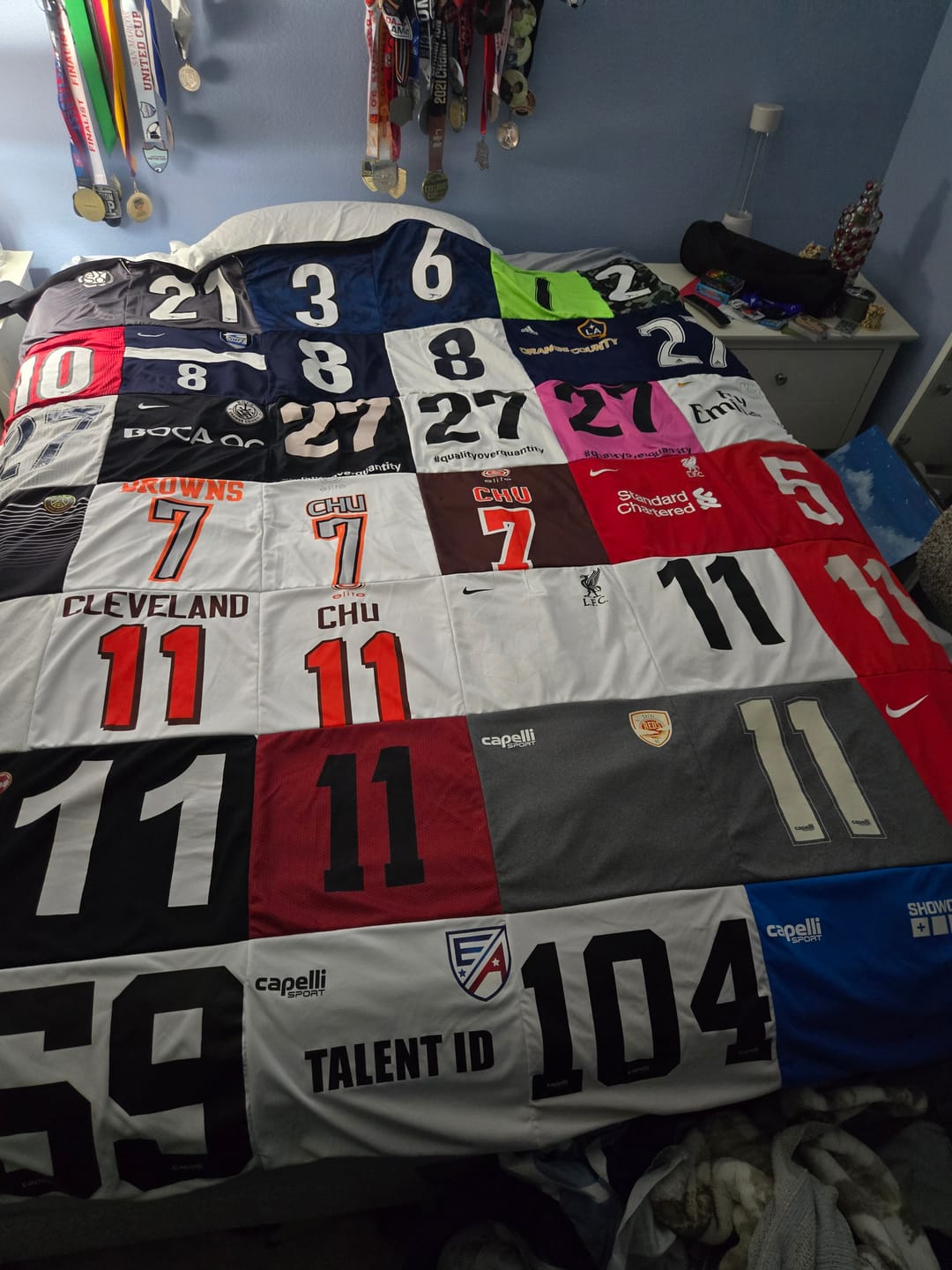 Customer photo review of Project Repat T-Shirt Quilt