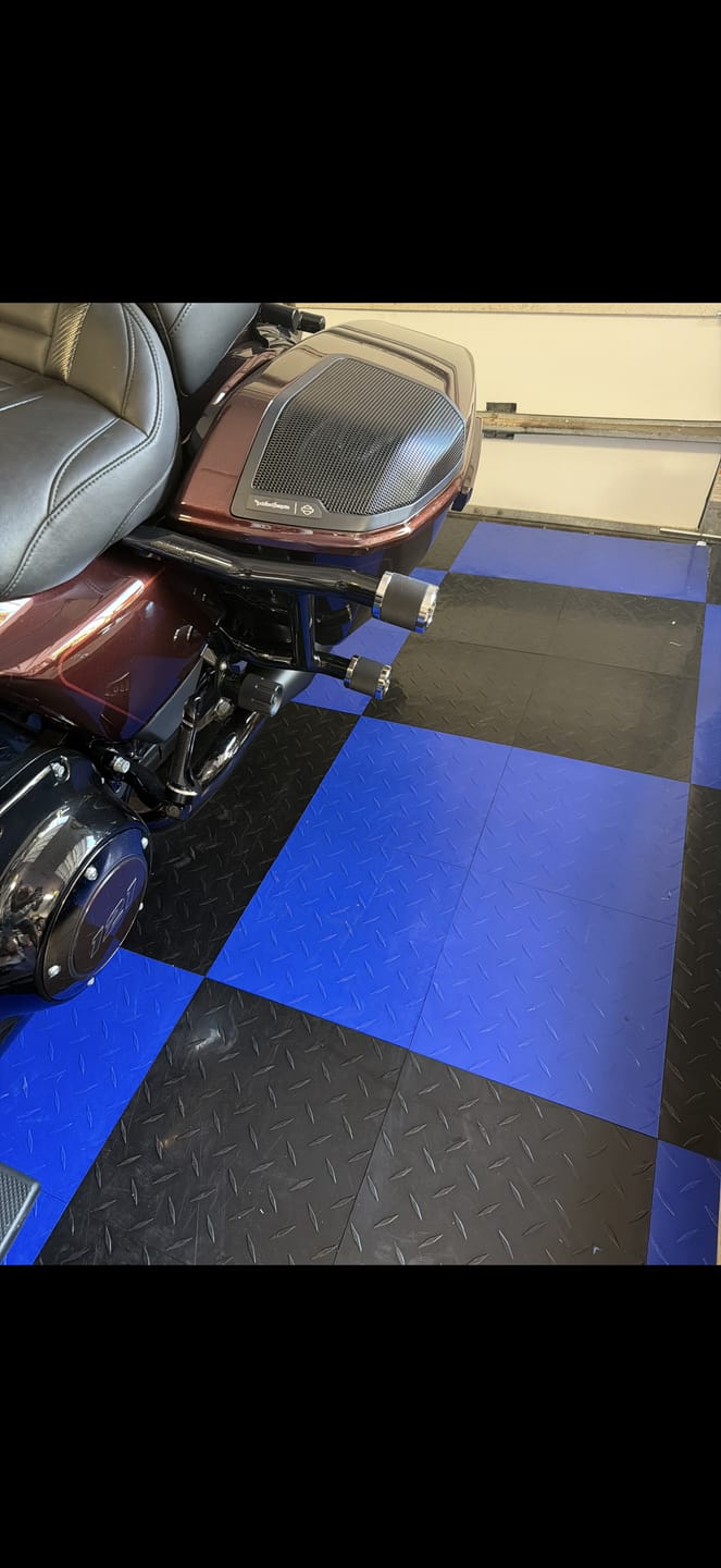 Customer photo review of Universal Aluminum Mocardine Crash Bar Slider for 1-1/4" Crash Bars | Color-Matched, Multiple Colors Available