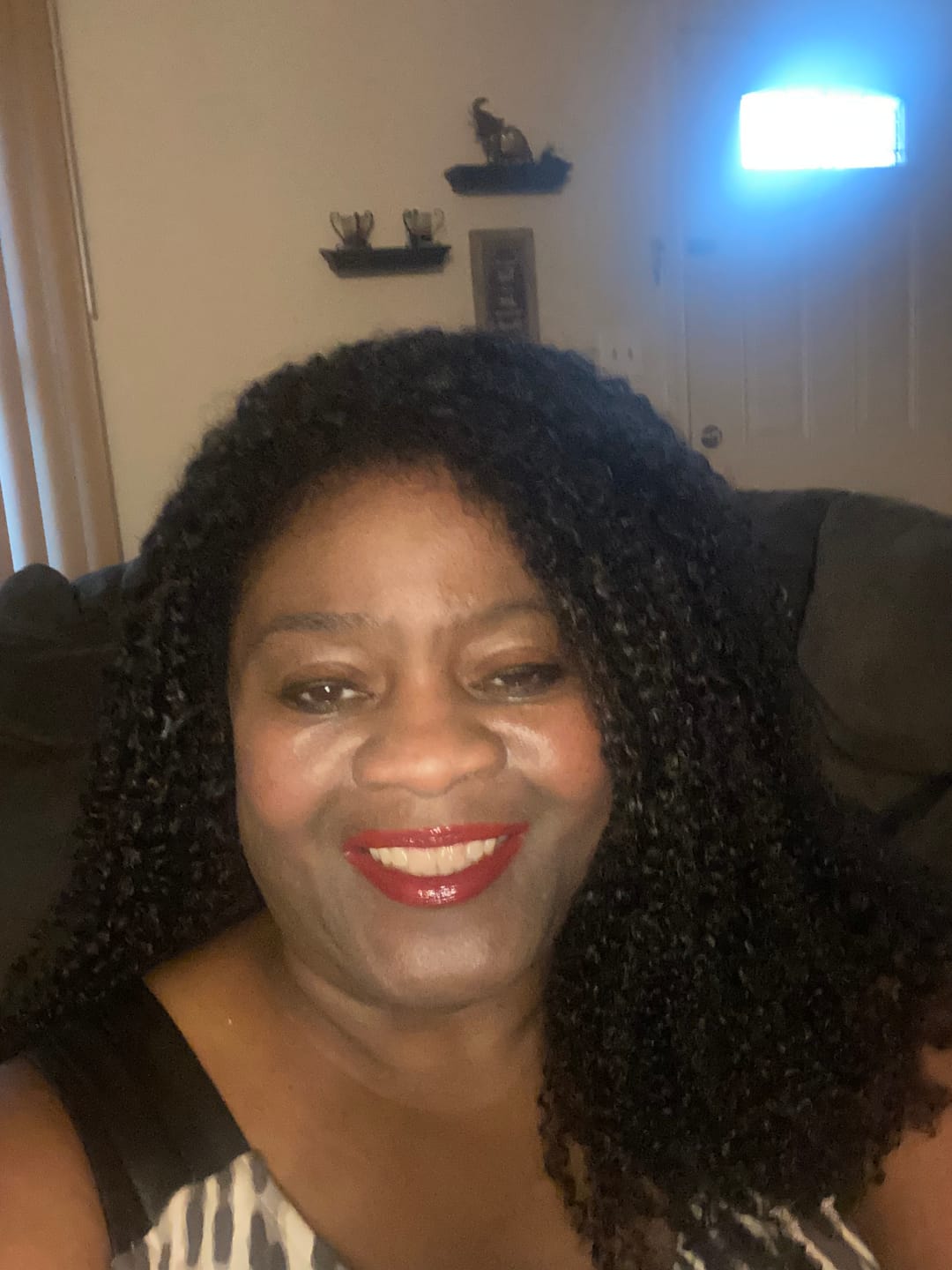 Customer photo review of Multi-Textured Kinky Curly Crochet Hair