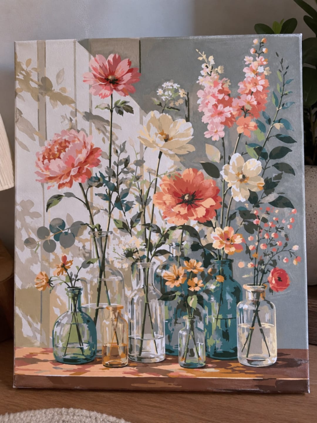 Customer photo review of Fleurs sauvages dans un vase en verre