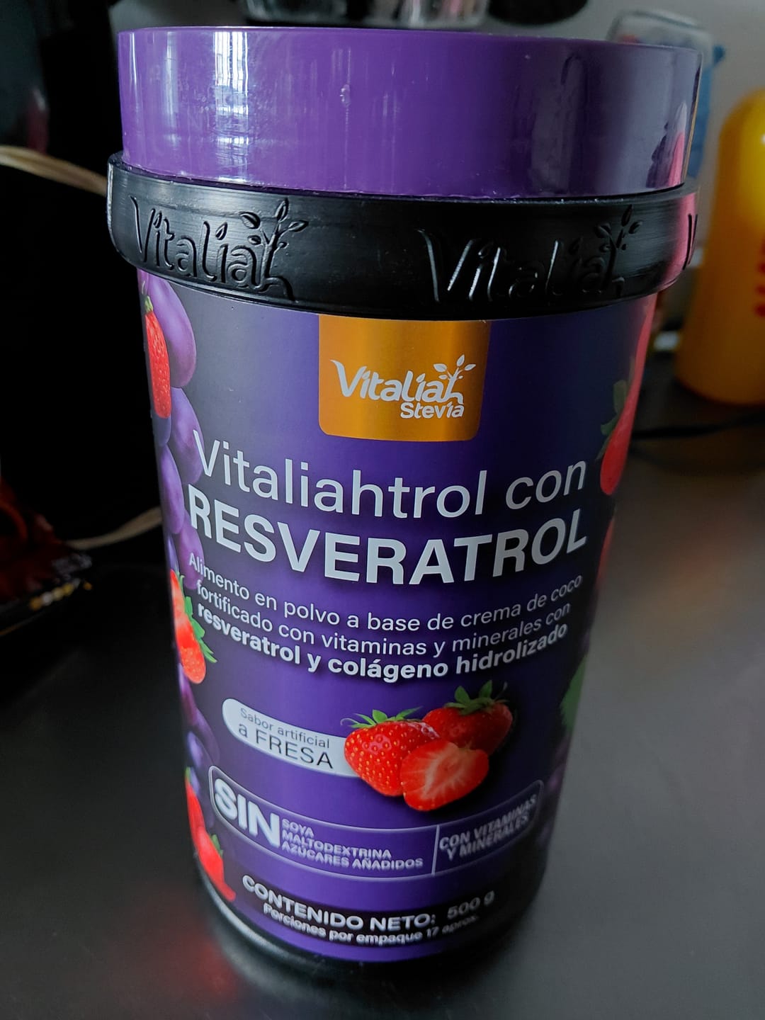 Customer photo review of Batido con resveratrol x 500g
