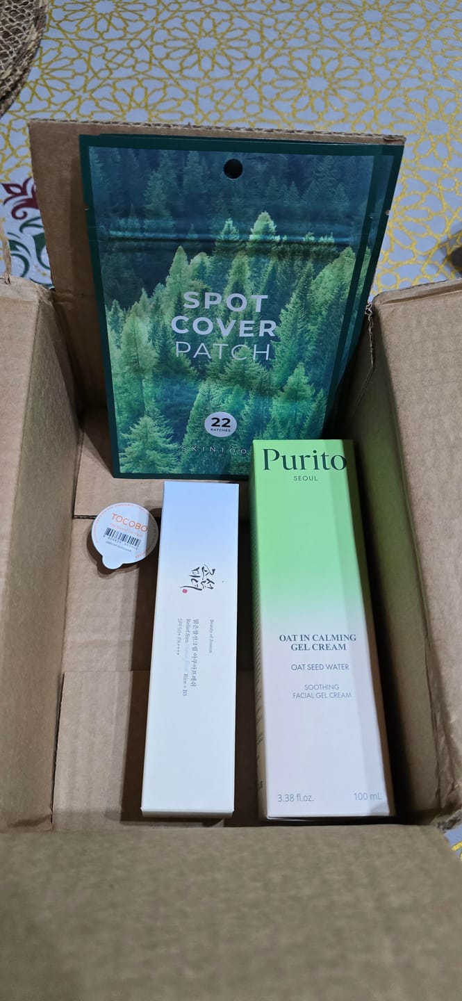Customer photo review of Oat-in Calming Gel Cream